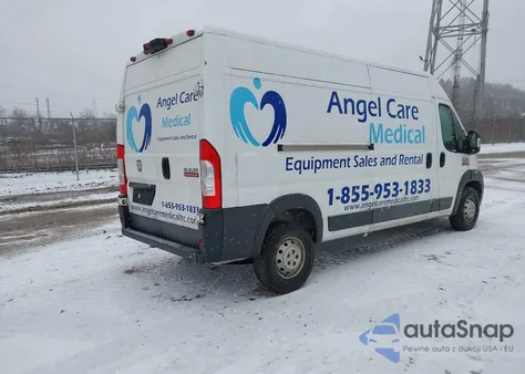 2017 Ram Promaster 2500 z USA, uszkodzony, nr VIN 3C6TRVDG8HE537832